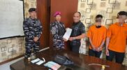 Polres Langkat Terima Pelimpahan Dua Diduga Pelaku Narkotika dari Pos Kamla Pangkalan Susu