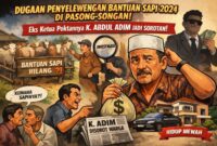 Eks Ketua Diduga Kendalikan Bantuan Sapi 2024 di Pasongsongan, 11 Ekor Kini Tersisa 5?