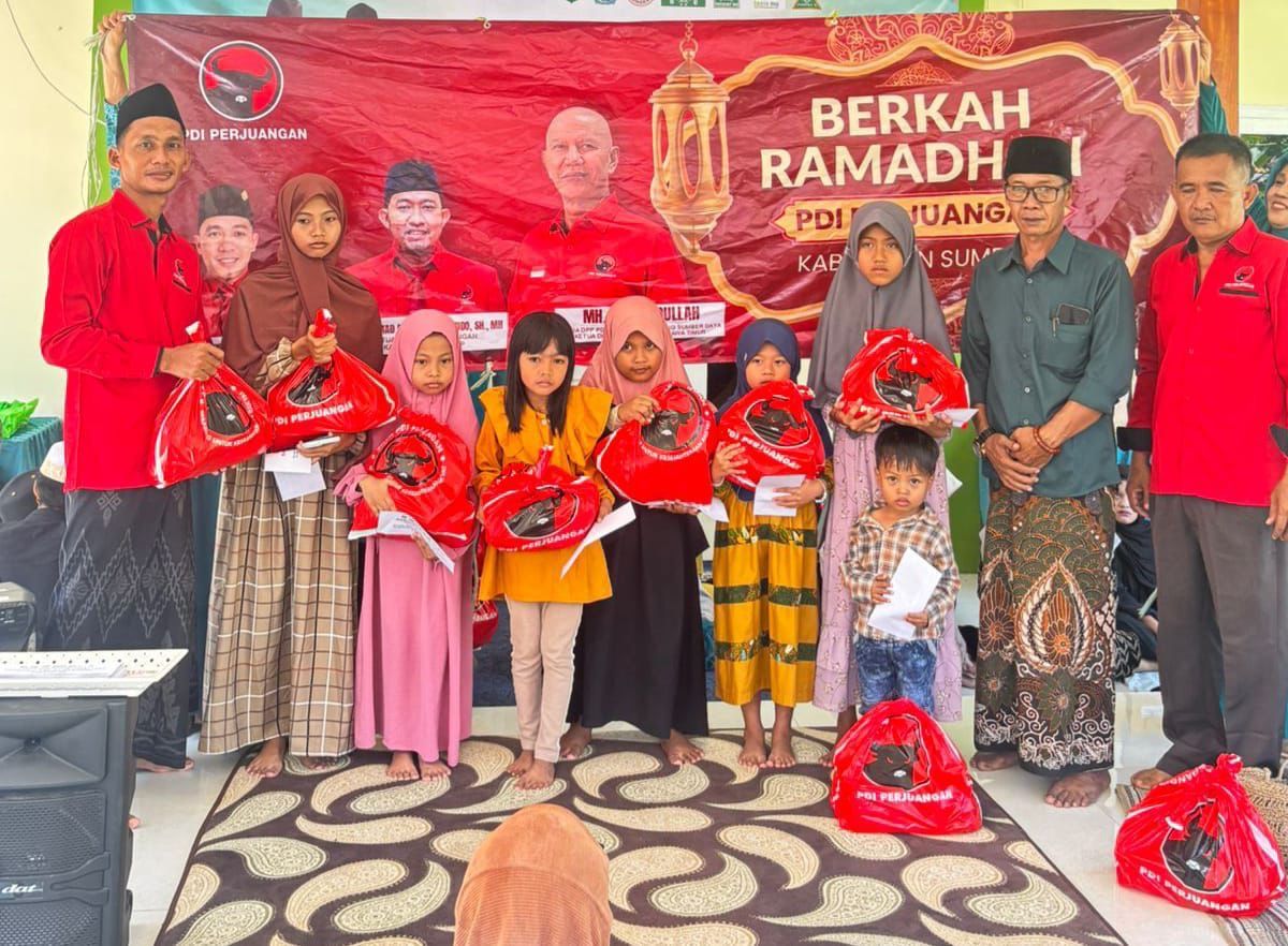 PAC PDI Perjuangan Arjasa Salurakan Ribuan Paket Sembako MH Said Abdullah