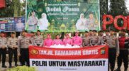 Polres Langkat Tebar Kebaikan Ramadhan, 200 Paket Takjil Dibagikan ke Pengguna Jalan
