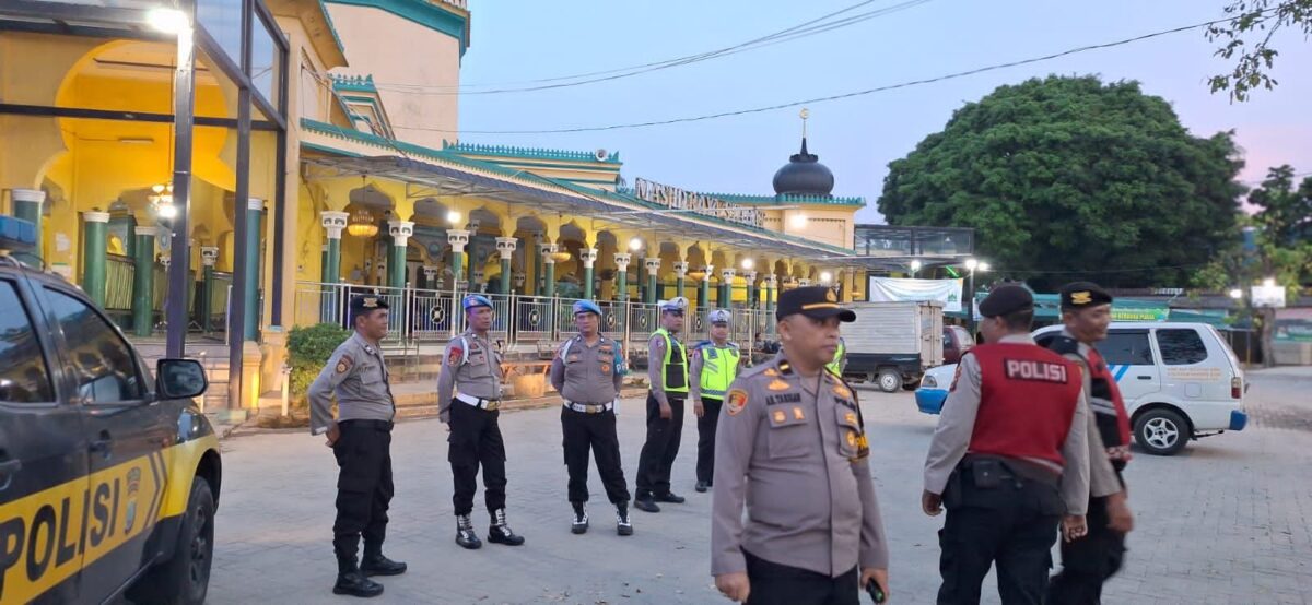 Usai Sholat Subuh, Polres Langkat Sisir Titik Rawan Cegah Gangguan Kamtibmas