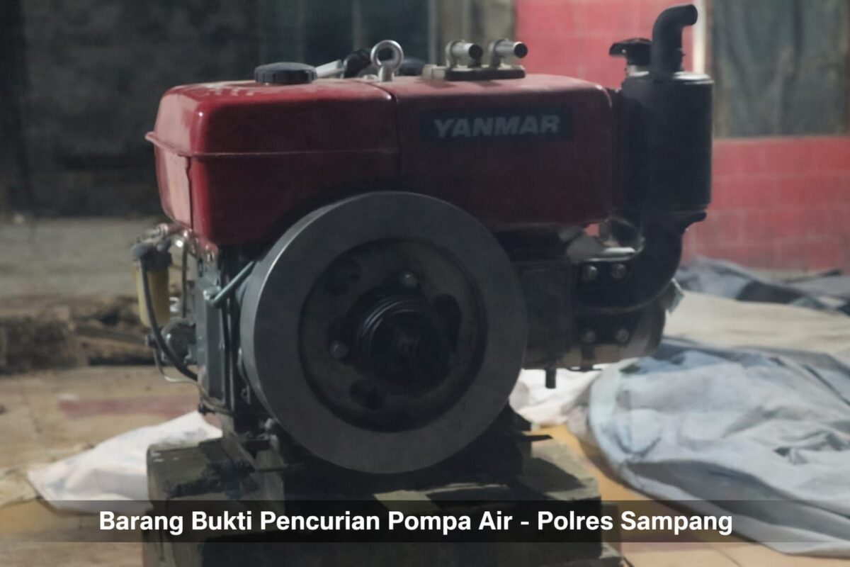 Polisi Ungkap Pencurian Pompa Air Kelompok Tani di Tambelangan, Empat Orang Diamankan