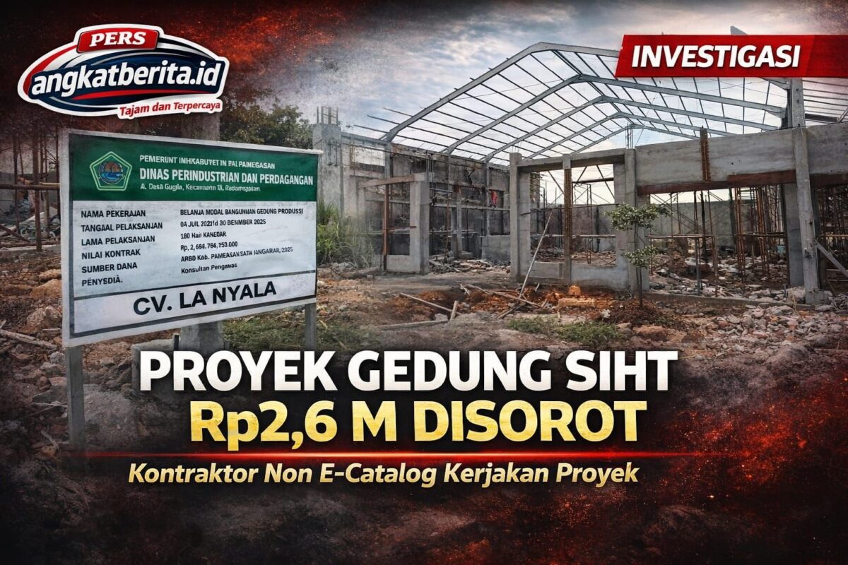 Gedung SIHT Gugul Rp2,6 M Diduga ”Dipaksakan” Lewat E-Catalog, Kontraktor Non-Katalog Jadi Pelaksana