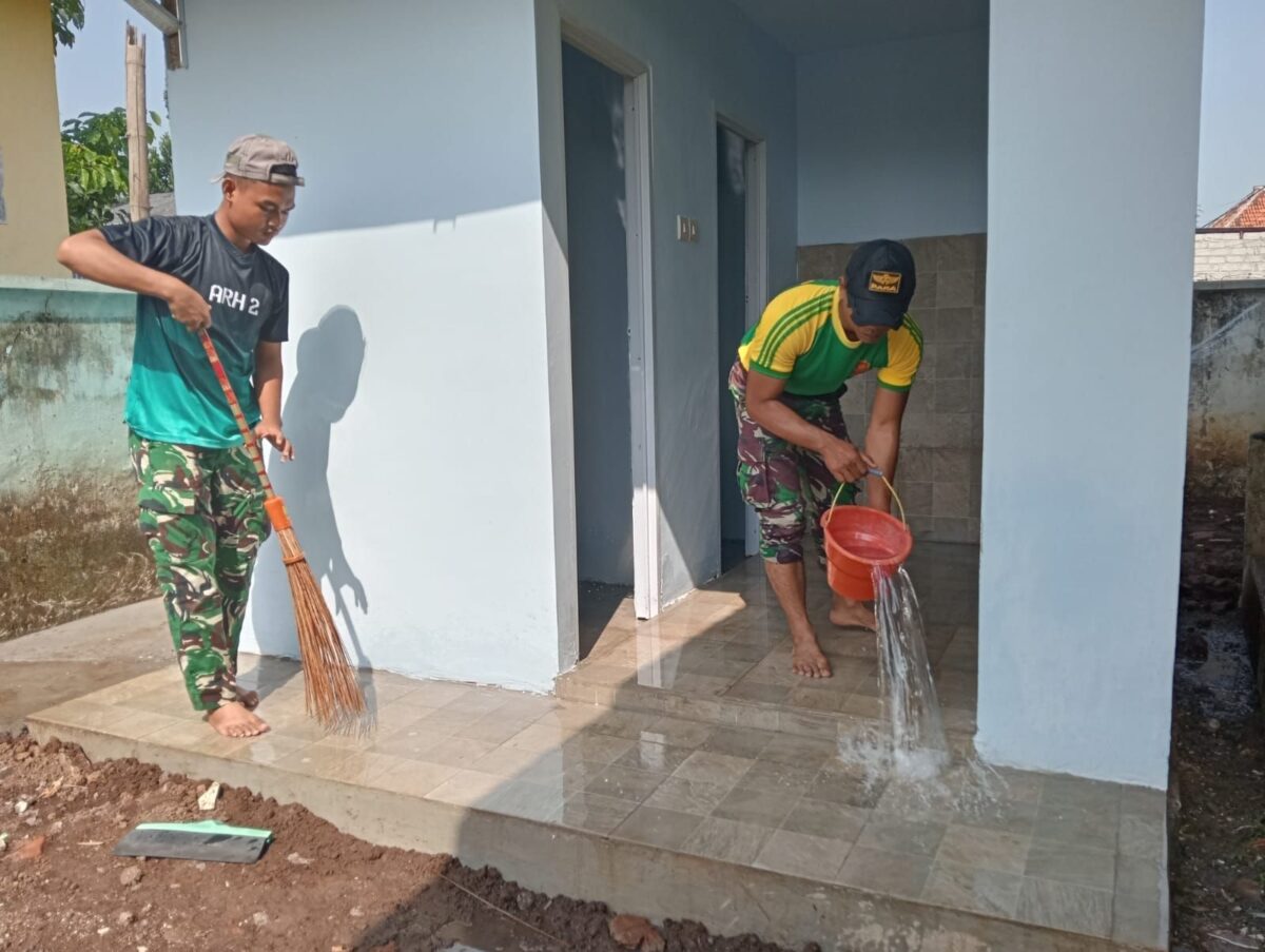 Hari Terakhir TMMD, Mushola Wonosari Dapat Bonus: Kamar Mandi Baru yang Kinclong