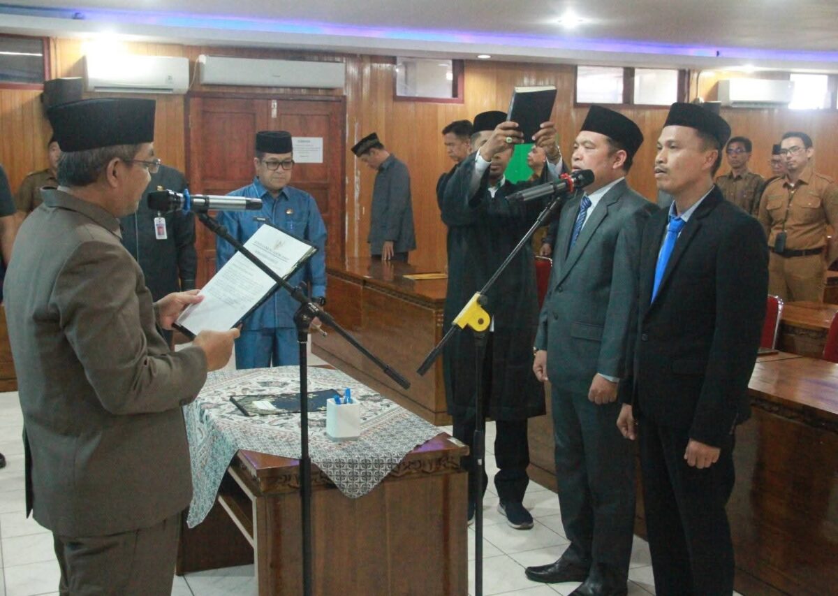 Bupati Anwar Sadat Lantik Dua Pejabat Strategis, Tekankan Profesionalisme dan Peningkatan Pelayanan Publik