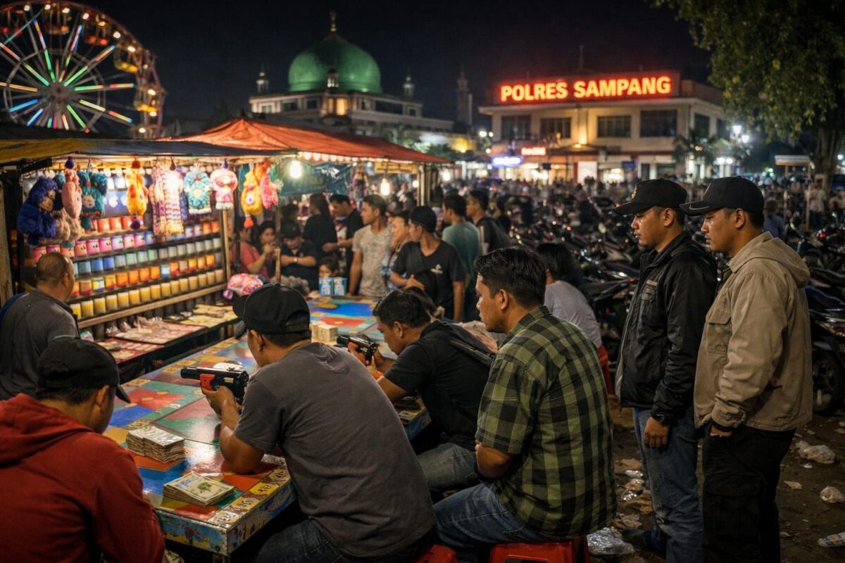 Ramadhan Tercoreng, Intelkam Polres Sampang Kecolongan, Dugaan Judi Berkedok Adu Ketangkasan Muncul di Pentas Seni Alun-Alun