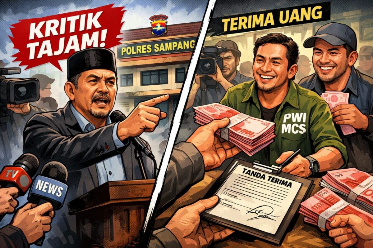 Teriak Etika, Anggota Terima Uang, Sikap Ketua MCS Sekaligus Penasehat PWI Dipertanyakan.