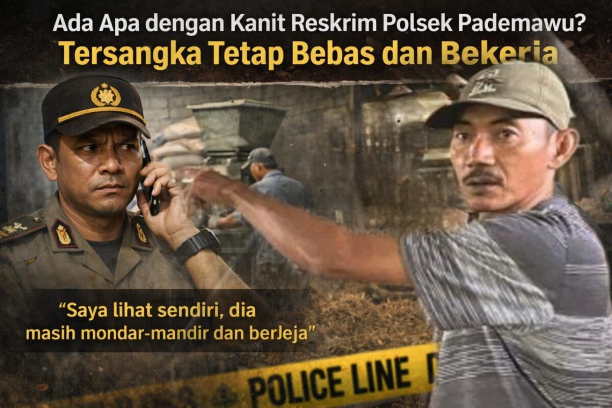 Ada Apa dengan Kanit Reskrim Polsek Pademawu? Tersangka Pencurian Tetap Bebas dan Masih Bekerja