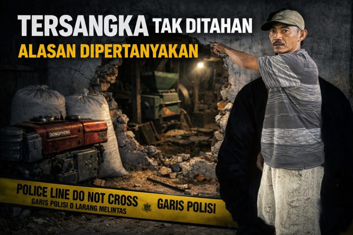Terancam 7 Tahun Penjara, Tersangka Pencurian Mesin Giling di Desa Dasok Tak Ditahan