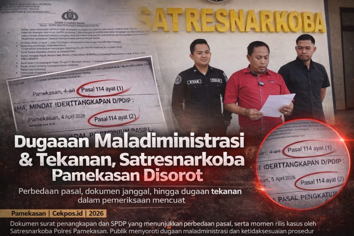 Dugaan Maladministrasi dan Intimidasi, Kinerja Satresnarkoba Polres Pamekasan Disorot