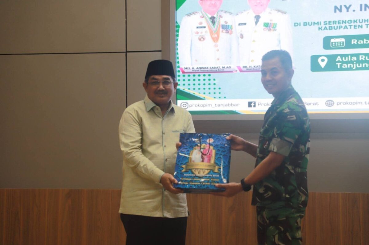 Bupati Anwar Sadat Sambut Kunjungan Danrem 042/Gapu, Perkuat Sinergi TNI dan Pemda