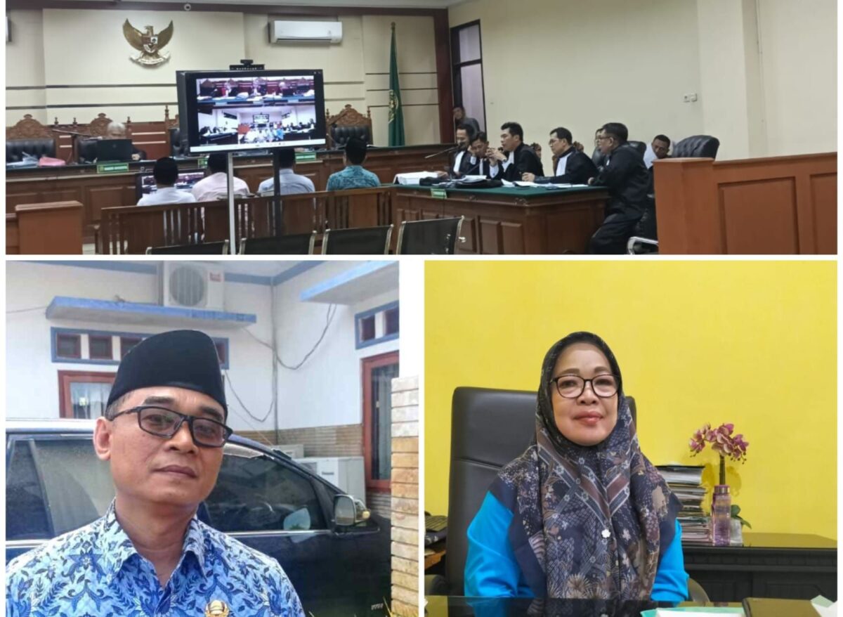 Terseret Di Sidang Tipikor Lapen Sampang, Umi Hanik Diam,Chalilur Rachman Enggan Menjawab