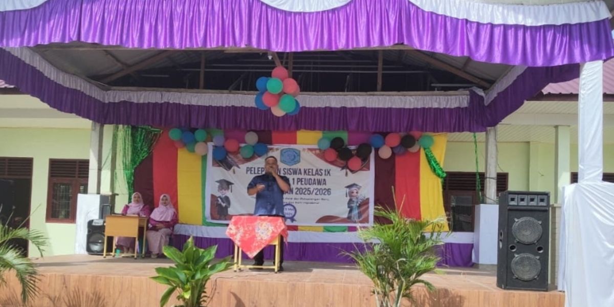 Perpisahan Siswa Kelas IX SMP Negeri 1 Peudawa Berlangsung Khidmat, Penuh Haru dan Pesan Inspiratif