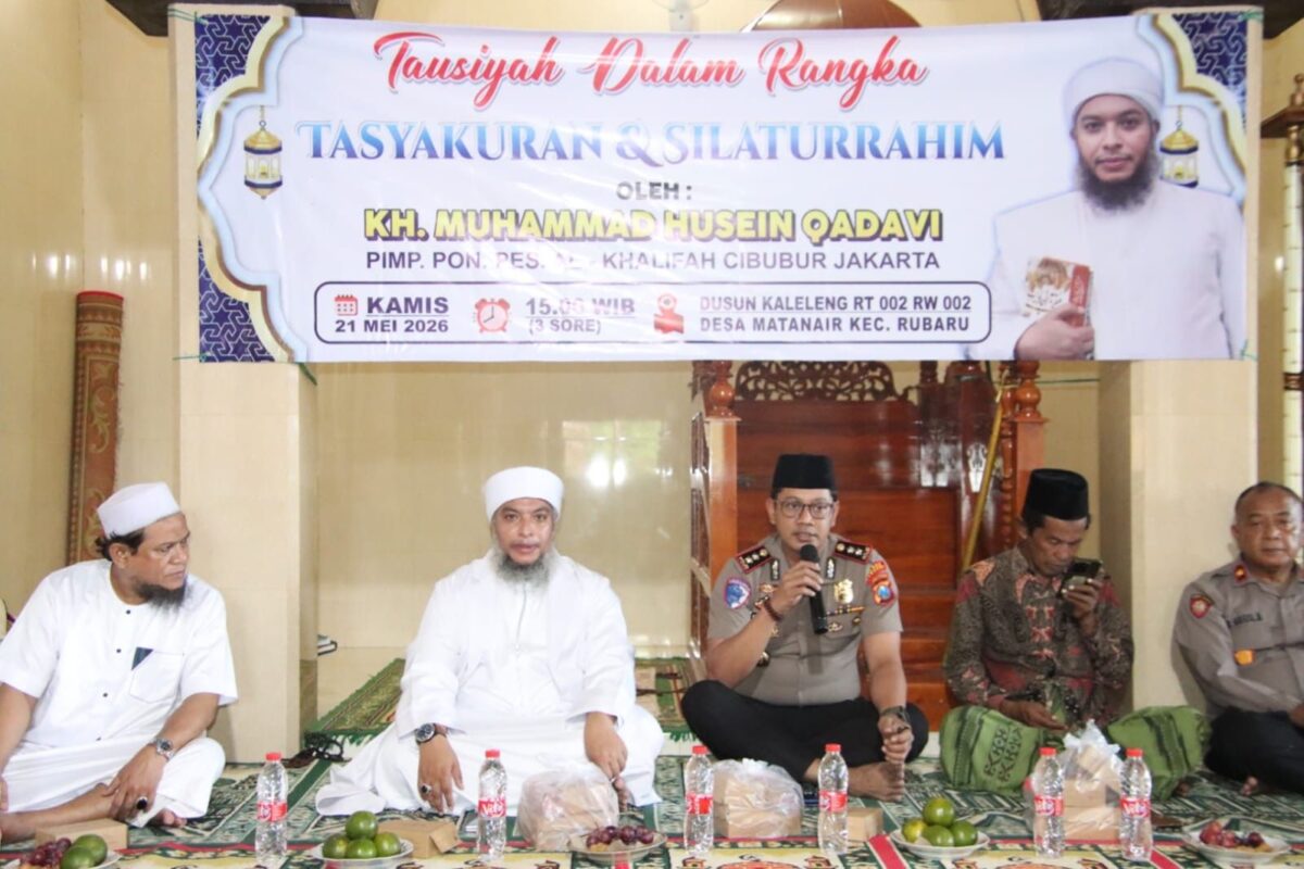 Sinergi Ulama dan Polri, AKBP Anang Hardiyanto Hadiri Tasyakuran di Masjid Al Masturiyah