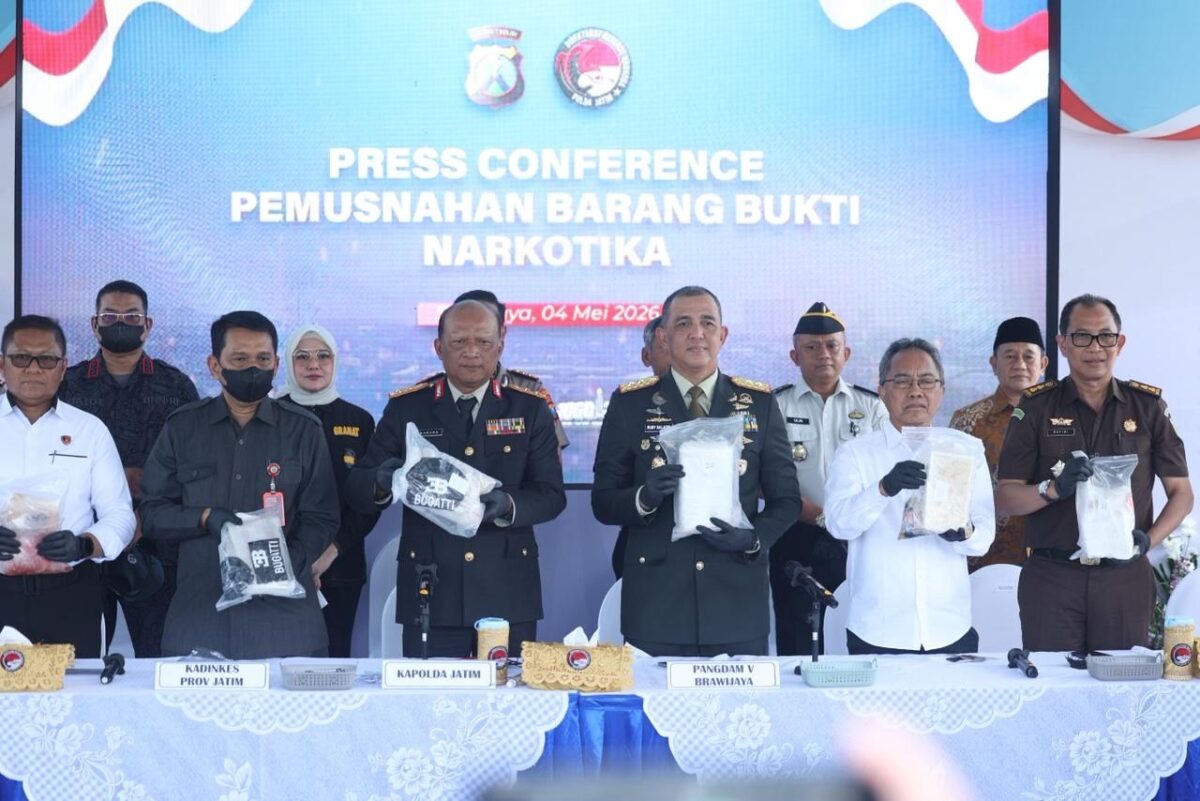 Tak Main-Main! Dari Sumenep ke Polda Jatim Musnahkan Kokain Langka Senilai Miliaran