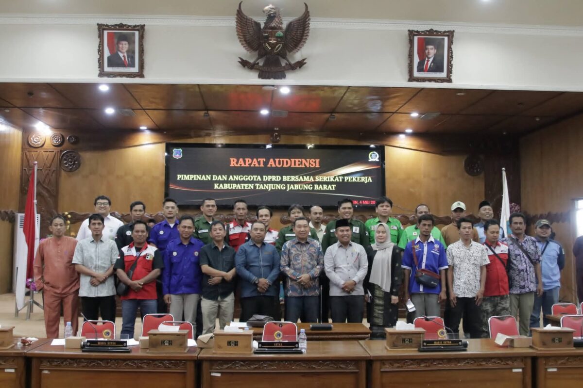 DPRD Tanjab Barat Tegaskan Komitmen Perjuangkan Kepentingan Buruh Saat Terima Audiensi Serikat Pekerja