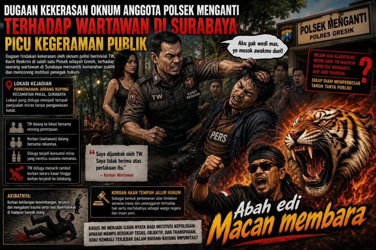 Abah Edy Macan Kecam Dugaan Tindakan Kekerasan Oknum Aparat terhadap Anggota RADAR CNN