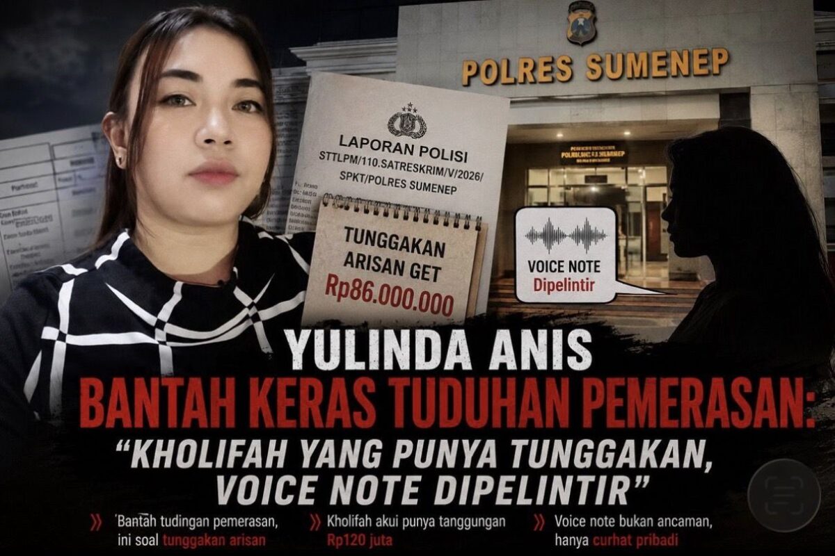 Yulinda Anis Bantah Keras Tuduhan Pemerasan, “Kholifah yang Punya Tunggakan, Voice Note Dipelintir”