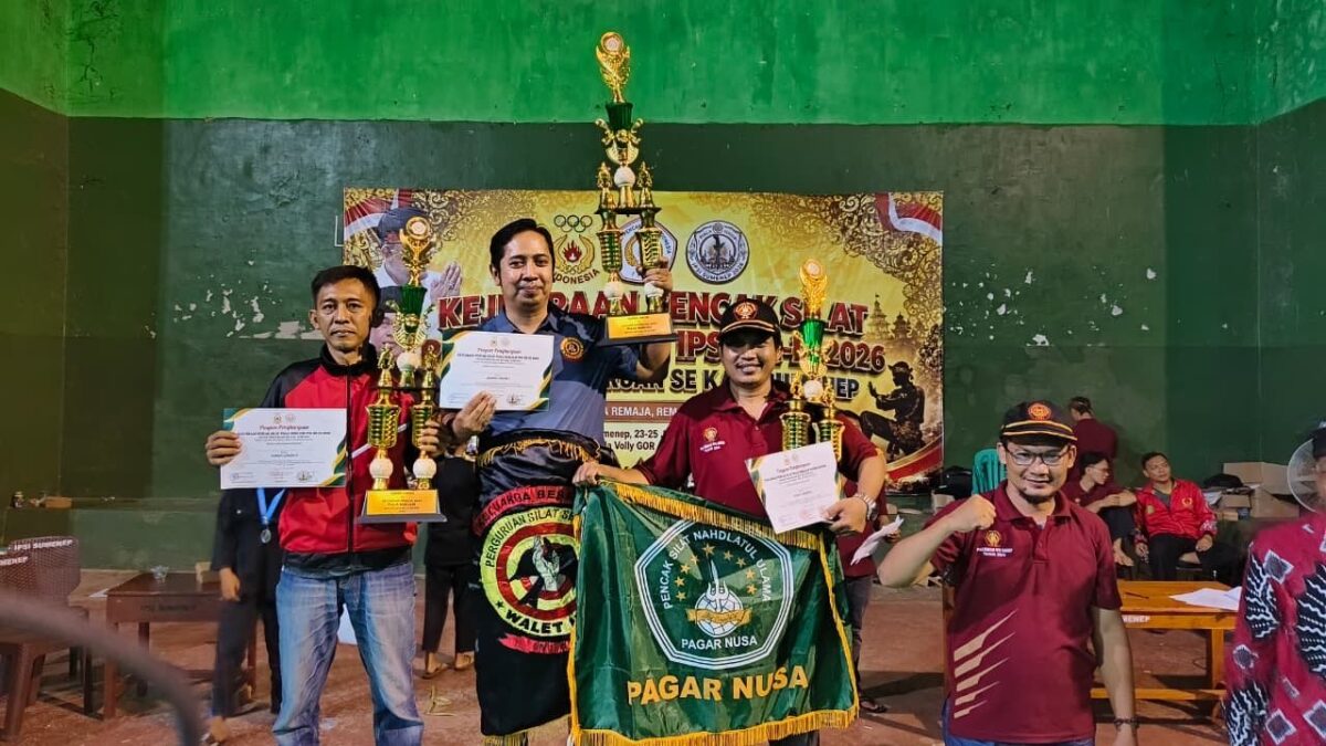 Sah! Walet Hitam Angkat Piala Bergilir IPSI Sumenep Usai Tumbangkan Rival