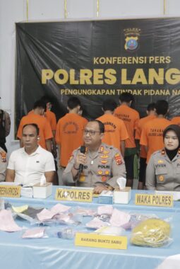*Kapolres Langkat Pimpin Langsung Konferensi Pers Pengungkapan 33 Kasus Narkotika dalam Ops Antik Toba 2026*
