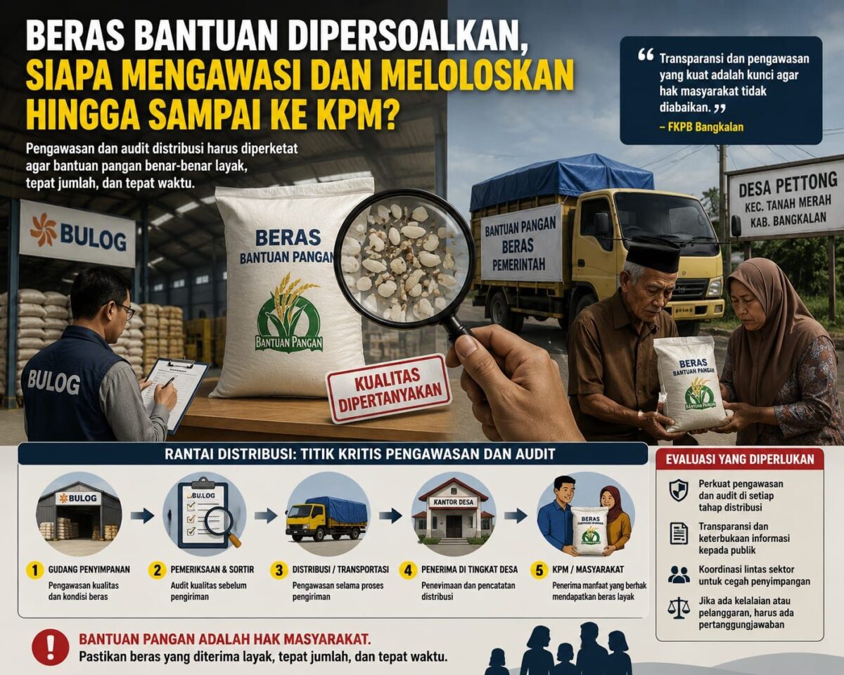 Siapa Mengawasi dan Meloloskan Beras Bantuan Hingga Sampai ke KPM?