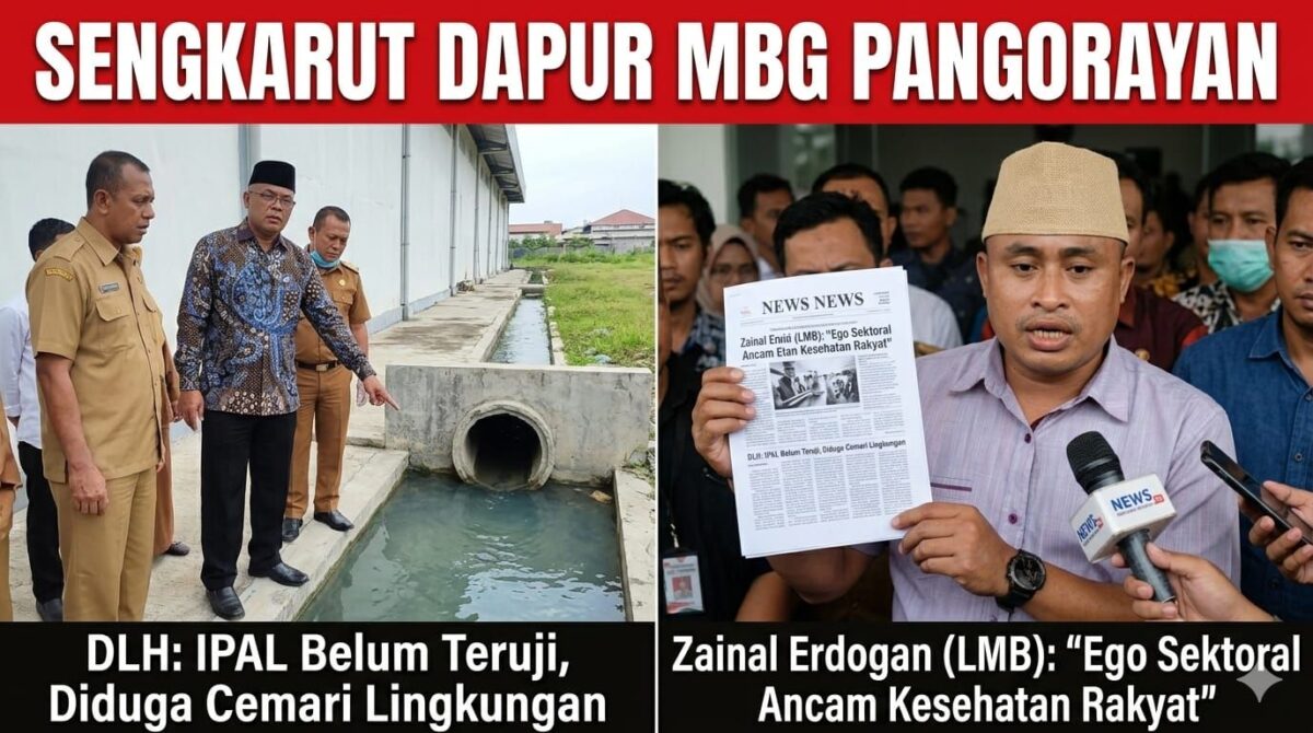 Sidak SPPG Pangorayan, Dinkes dan DLH Pamekasan Saling Cuci Tangan, LMB Cium Aroma Ego Sektoral Akut!
