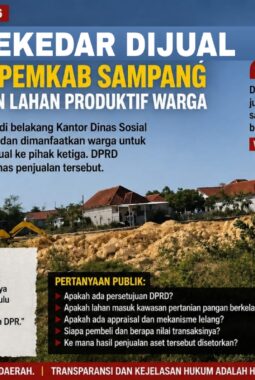 Bukan Sekedar Dijual, Tanah Aset Pemkab Sampang Diduga Hilangkan Lahan Produktif Warga