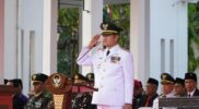 Tim Penurunan Bendera Lamongan Tuntaskan Tugas dengan Khidmat pada HUT ke-81 RI