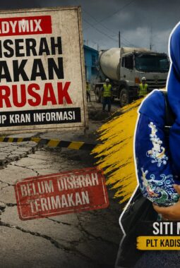 Proyek Readymix Belum Diserahterimakan Sudah Rusak, Potret Buram PUPR Sampang Memilih Bisu