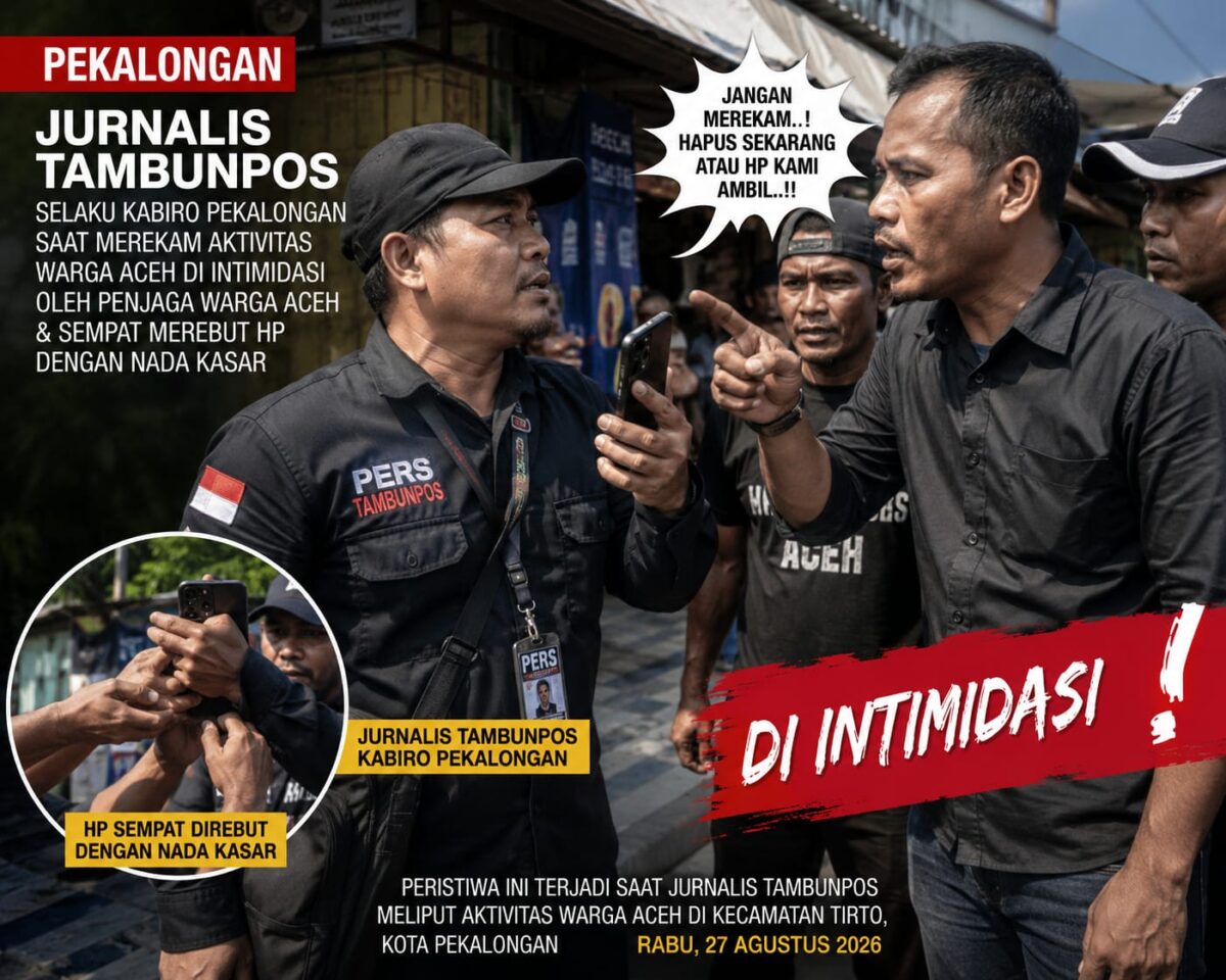 Wartawan Tambun Pos Diduga Diancam & HP Direbut Saat Meliput di Tirto Pekalongan — Aparat Diminta Segera Usut   