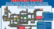 JJS Central 88 Pamekasan, Polisi Alihkan Sejumlah Arus Lalu Lintas