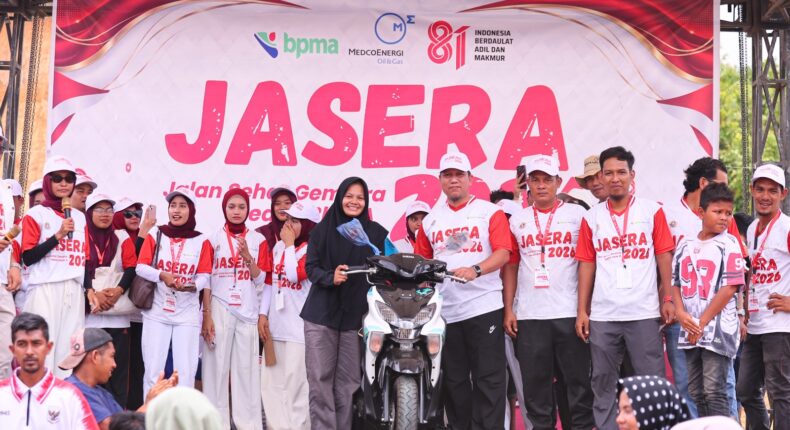 3.300 Warga Aceh Timur Tumpah Ruah Ikuti Jalan Sehat Gembira Medco E&P Malaka