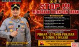 Kapolres Aceh Timur Ancam Pelaku Pembakaran Hutan dengan Hukuman 15 Tahun Penjar