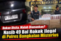 Polres Bangkalan Lepas Sopir Rokok Ilegal, Barang Bukti Kemana?