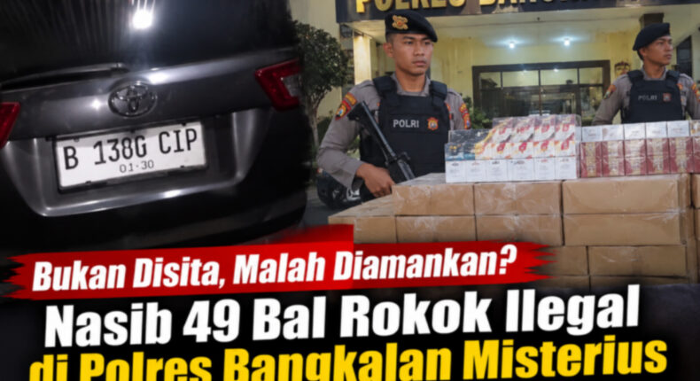 Polres Bangkalan Lepas Sopir Rokok Ilegal, Barang Bukti Kemana?