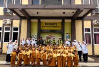 Belajar Sambil Bermain, TK At-Taqwa Paberasan Kenal Tugas Polisi di Polresta Sumenep
