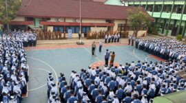 Police Goes to School is Back! SMPN 1 Sumenep Jadi Sasaran Sosialisasi HUT Lantas ke-71