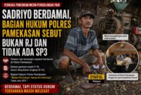 Pencurian Mesin Giling Padi Damai, Bagian Hukum Polres Pamekasan Sebut Bukan RJ dan Tidak Ada SP3