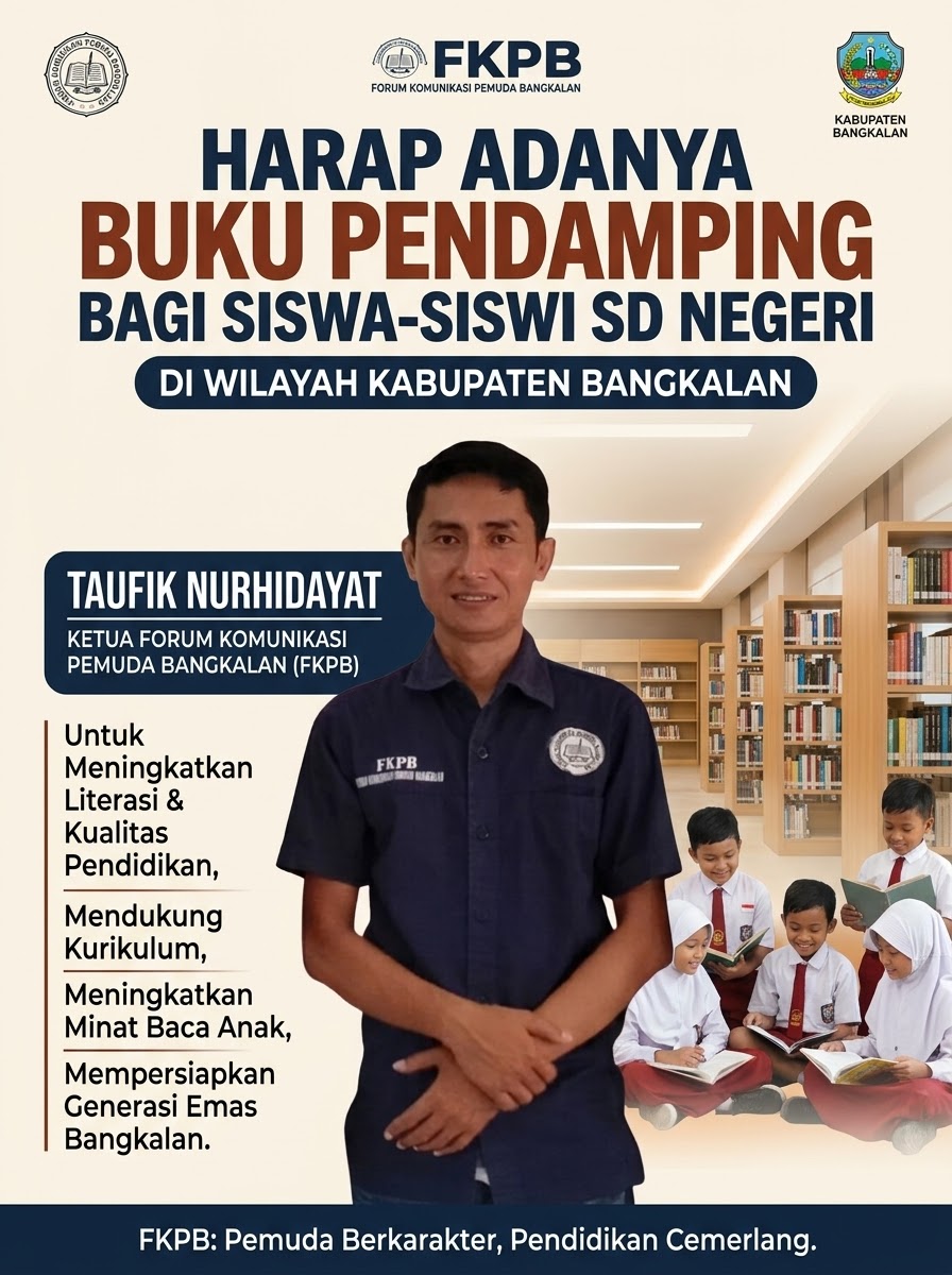 FKPB Harap Ada Buku Pendamping Bagi Siswa SD Negeri di Bangkalan