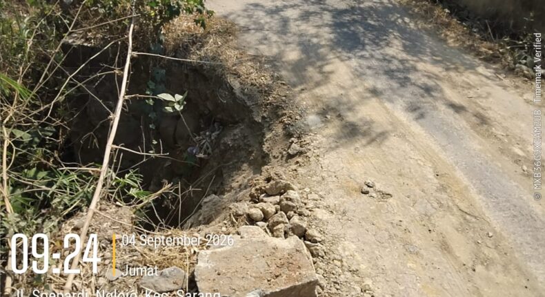 Jalan Amblas Nglojo: 1,5 Tahun Terbengkalai, warga Histeris Minta Korban Baru Digubris!