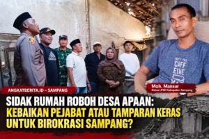 Sidak Rumah Roboh Desa Apaan, Kebaikan Pejabat atau Tamparan Keras untuk Birokrasi Sampang?