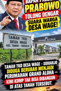 13 Tahun Polemik Tak Kunjung Terjawab, Warga Desak Presiden Prabowo Turun Tangan: KE MANA TANAH KAS DESA?
