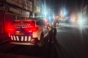 Antisipasi Aksi Balap Liar Premanisme dan Knalpot Brong,Tim UKL Polres Langkat Laksanakan Patroli Malam