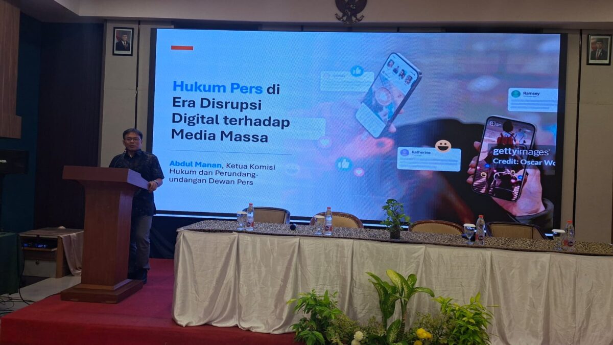 AI, Influencer hingga Kekerasan Wartawan, Abdul Manan Ungkap Tantangan Besar Pers Indonesia