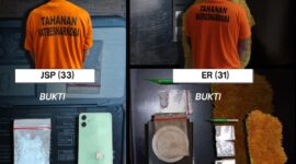 *Komitmen Perangi Narkoba, Satresnarkoba Polres Binjai Tangkap Dua Pengedar Dan Amankan Barang Bukti Sabu*