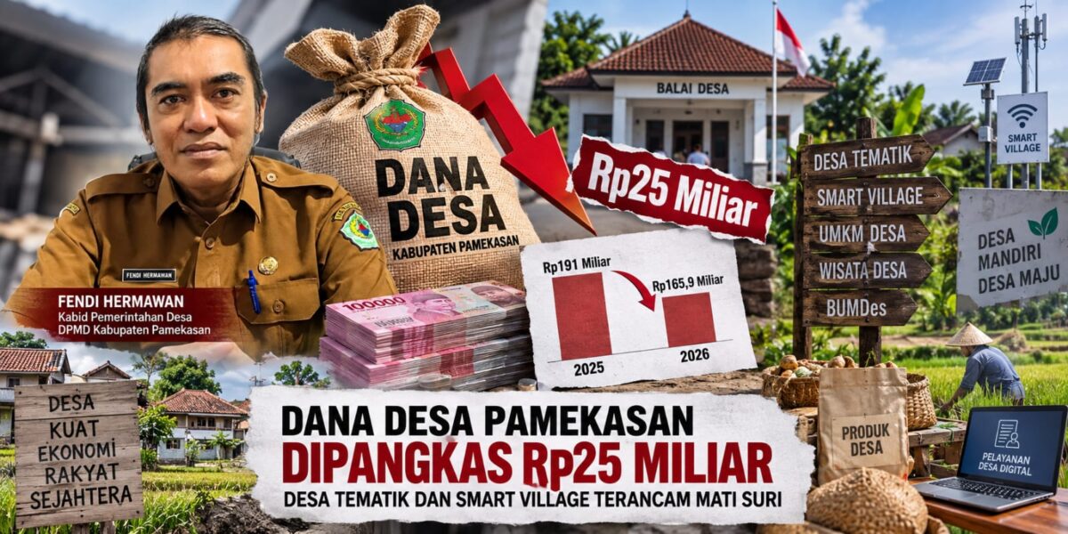 Dana Desa Pamekasan Dipangkas Rp25 Miliar, Desa Tematik dan Smart Village Terancam Mati Suri