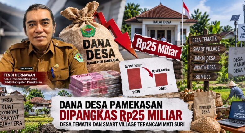 Dana Desa Pamekasan Dipangkas Rp25 Miliar, Desa Tematik dan Smart Village Terancam Mati Suri