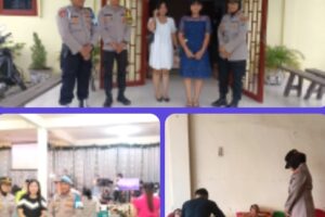 Hadir Menjaga Keamanan Serta Menyapa dengan Kasih, Kapolsek Binjai Dampingi jemaat Ibadah dan Kegiatan Sosial di Gereja