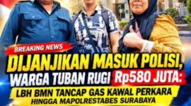 Dijanjikan Masuk Polisi, Warga Tuban Rugi Rp580 Juta LBH BMN Tancap Gas Kawal Perkara hingga Mapolrestabes Surabaya