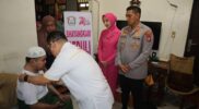 Kapolres Binjai Anjangsana dan Berikan Tali Asih kepada Personel yang Sakit Menahun